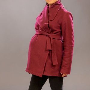 Melrose Wrap Maternity Coat